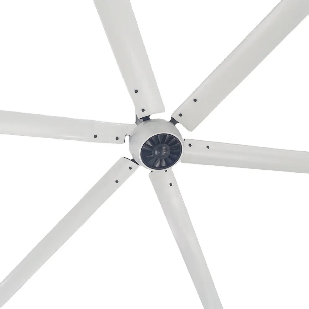 Warehouse 20ft 24ft 18ft 16ft 12ft Hvls Fan Motor 6 Aluminum Blade Industrial Large Ceiling Fan pmsm motor for hvls fan
