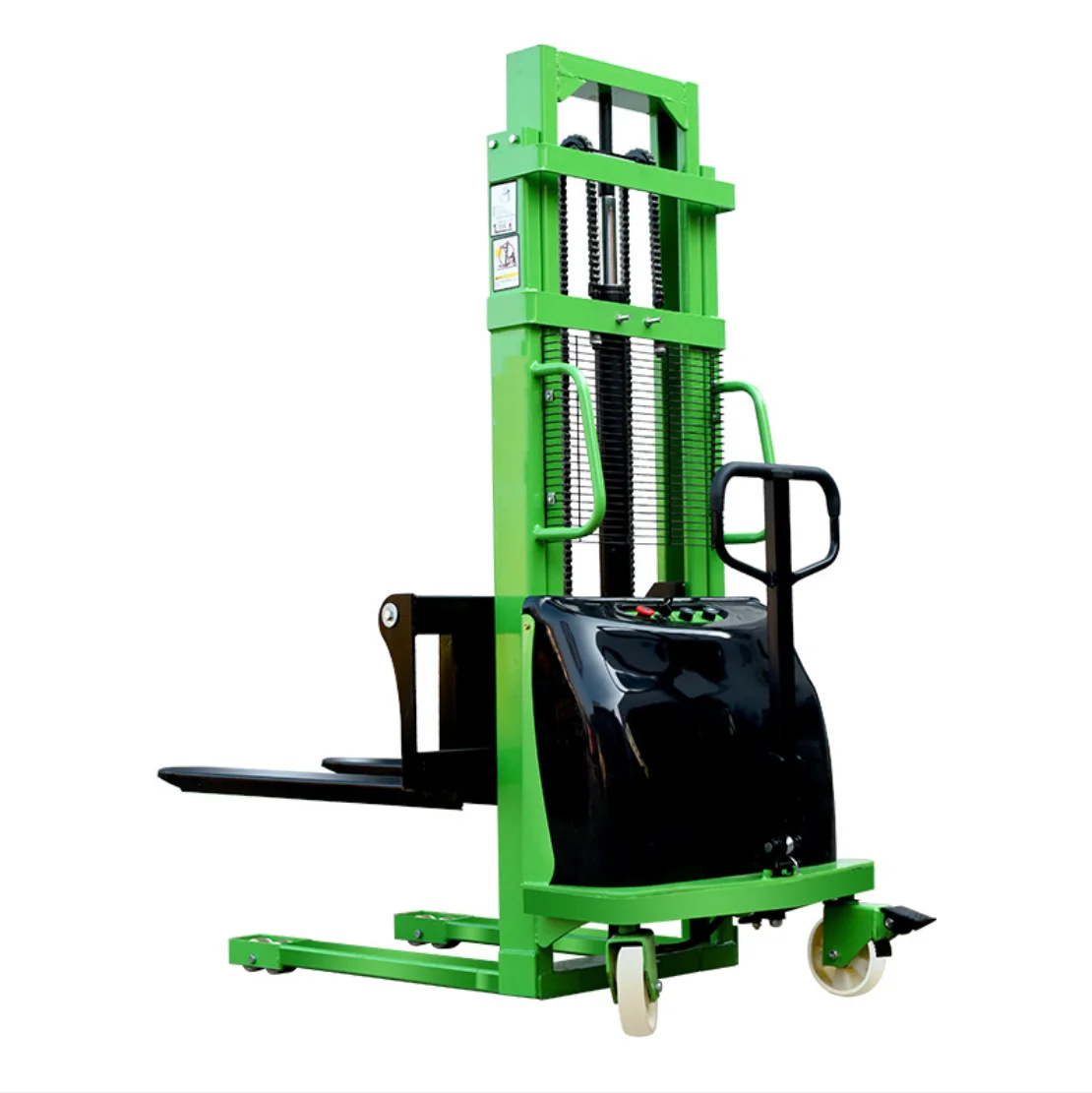 High quality 1.5 ton reach forklift 6m hydraulic stacker electric pallet stacker