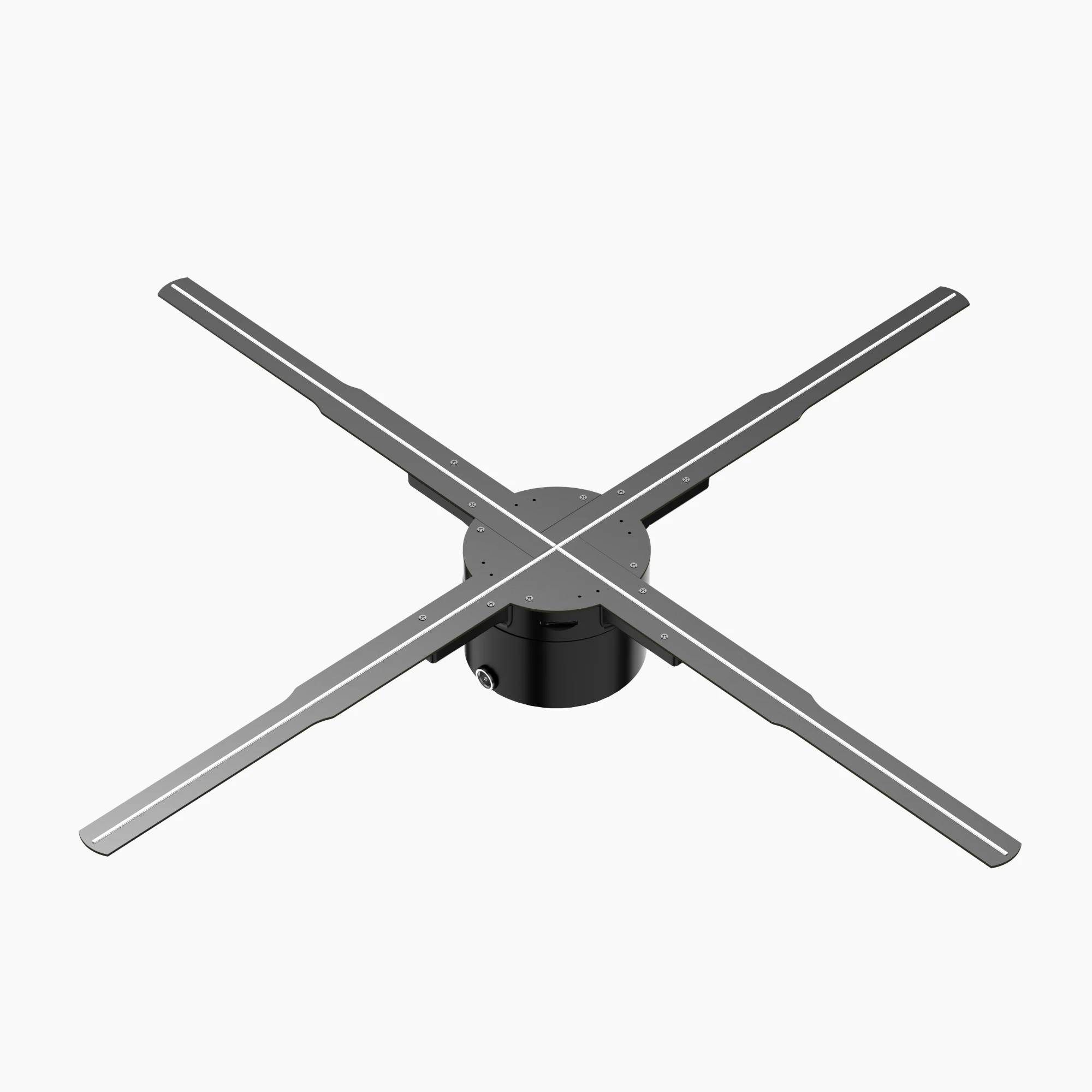 62cm Floating Smart LED Fan Screen Customized Glasses-free 3D Holographic Fan Aerial Stereoscopic Imaging Projector