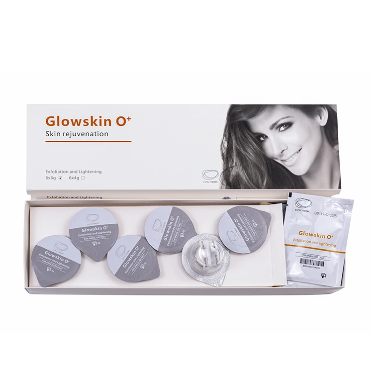 Glowskin Oxygen Pods Kit Oxygen Facial Machine Gel Co2 Bubble Machine Oxygen Pods Wrinkle Removal Machine Products