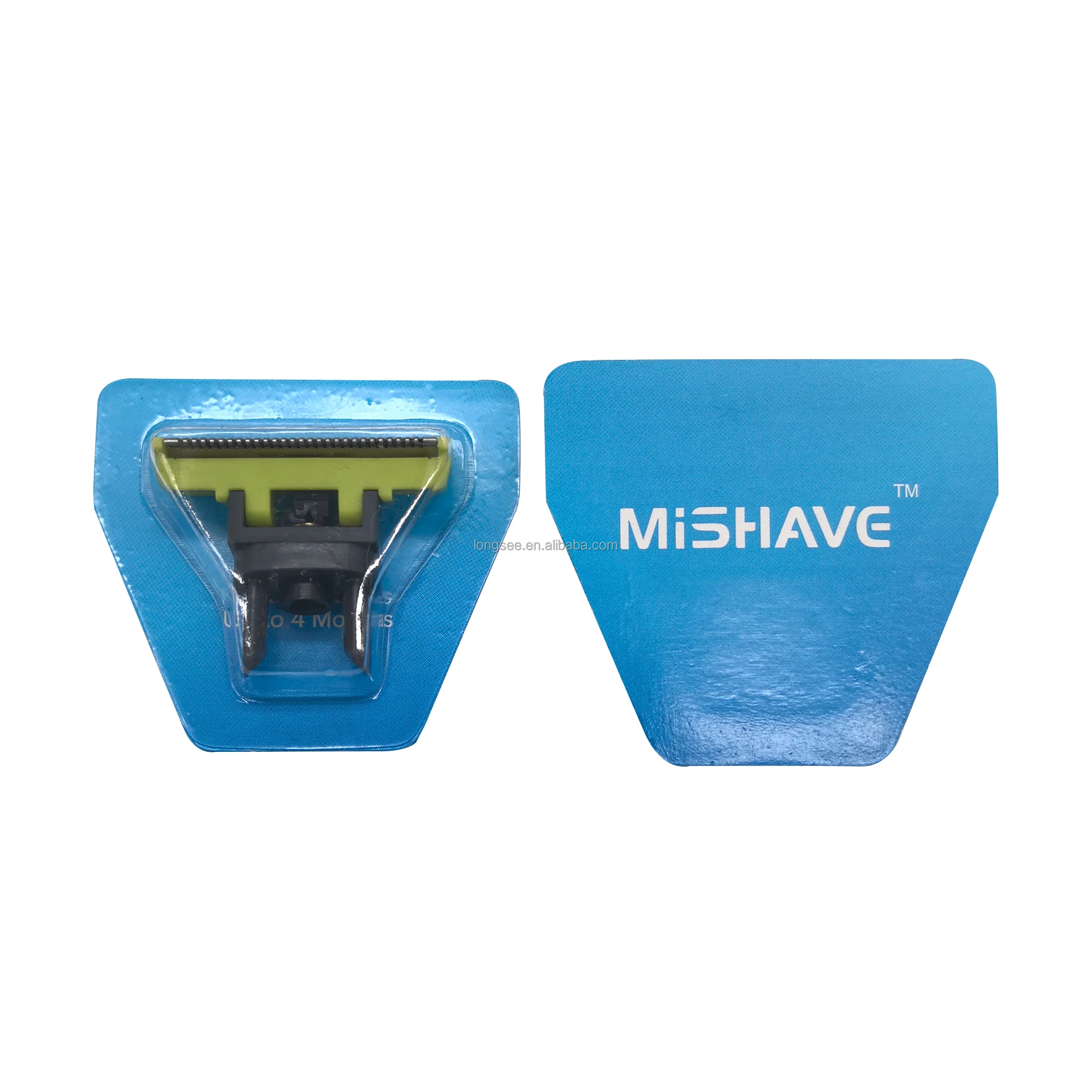 Mishave Neoblade small T-knife double edge cut replacement one single blade fits for all all single blade product shaver