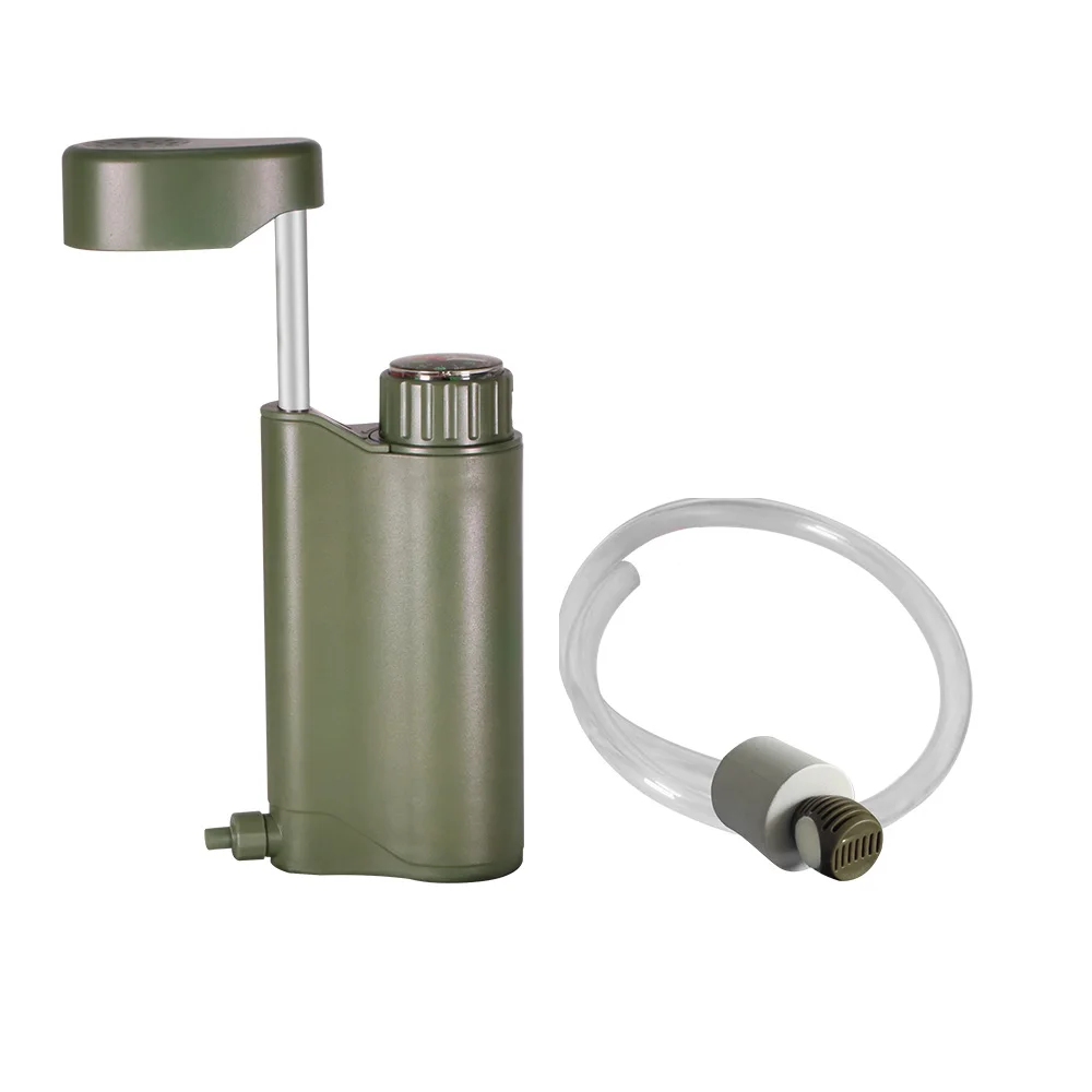 Outdoor Survival Emergency Water Filter Purifier Portable Pump Camping Hiking Emergency Gear