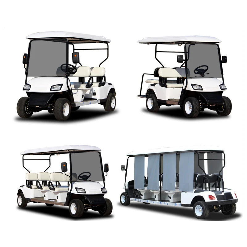 Factory Direct July New Designed 4+2 Seater Golf Cart Electric Golf Buggy with 3kw Motor carro de golf
