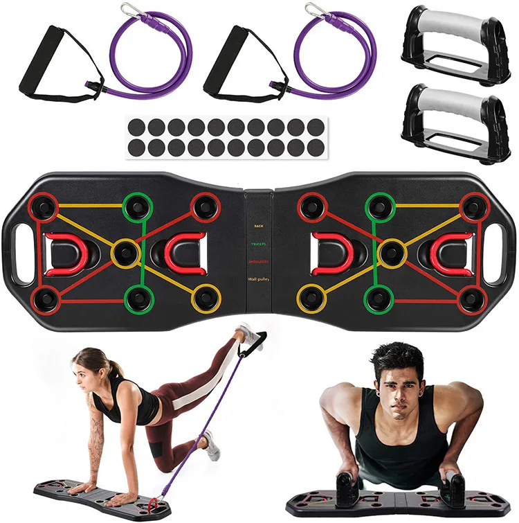 Amazon Hot Selling Strength Training Arm Fitness Equipment handstand spectacular 9 in 1 push up board