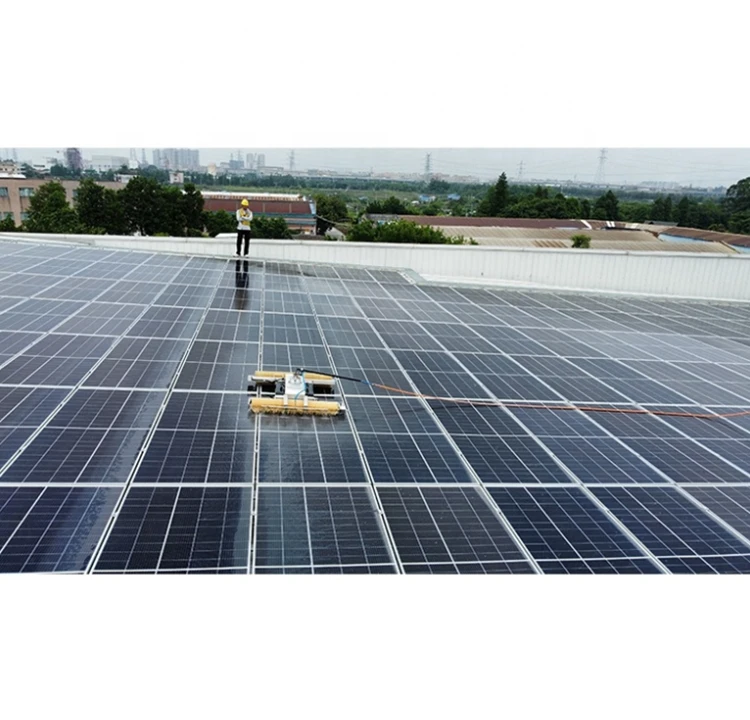 Автоматический робот для очистки солнечных панелей увеличения эффективности до 30%