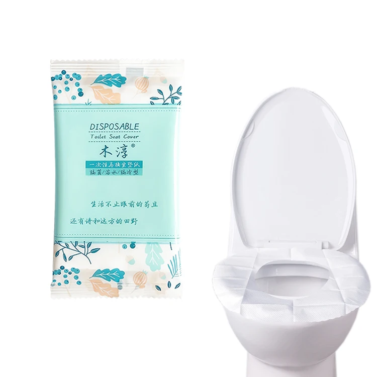 
2ply 1pc/pack Toilet seat cover disposable paper for travel toilet seat cover paper portable folding cushion 
