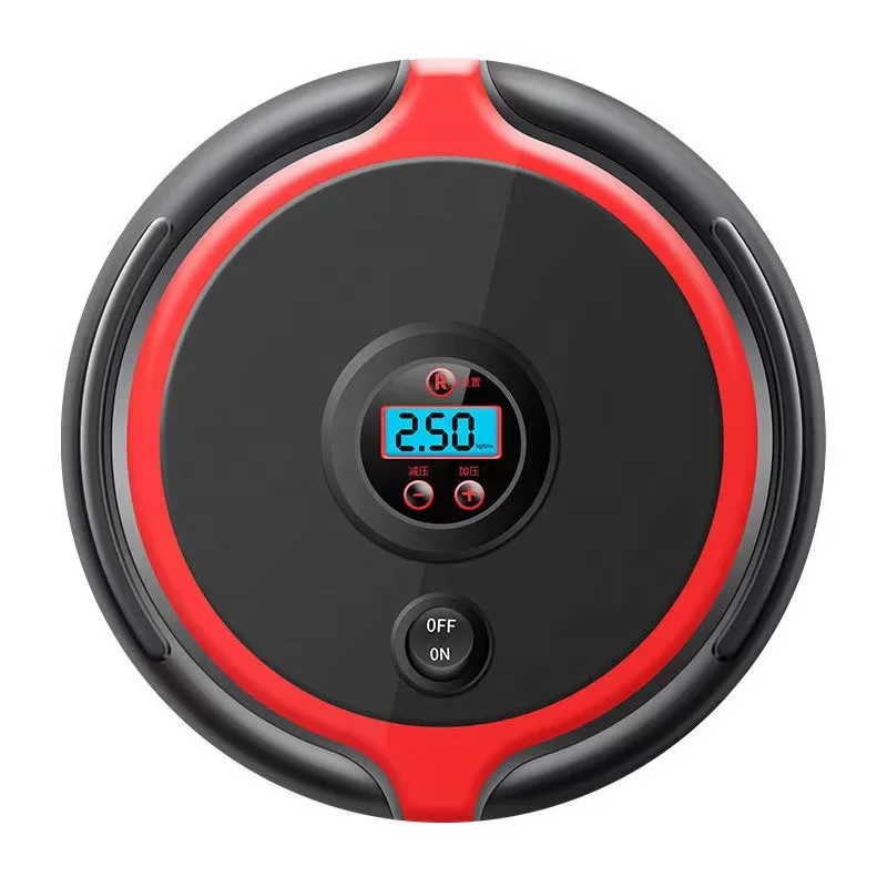Hot selling 12V 120W portable multi-function inflator car air compressor pump Intelligent digital display air pump