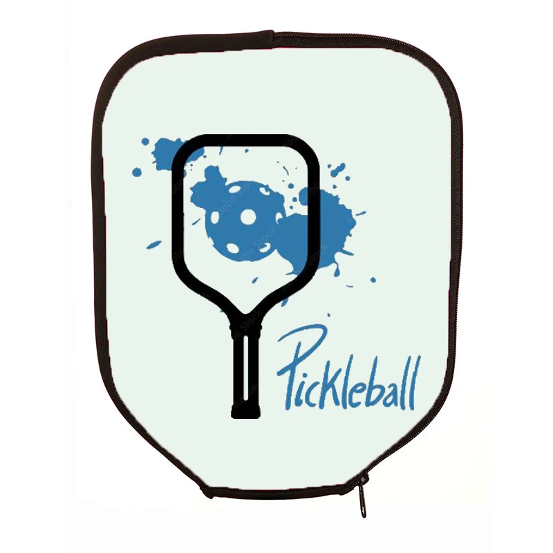 Custom Neoprene Paddle Cover for USAPA Pickleball Sublimation Protection for Outdoor Sports Bag Sports Entertainment Products