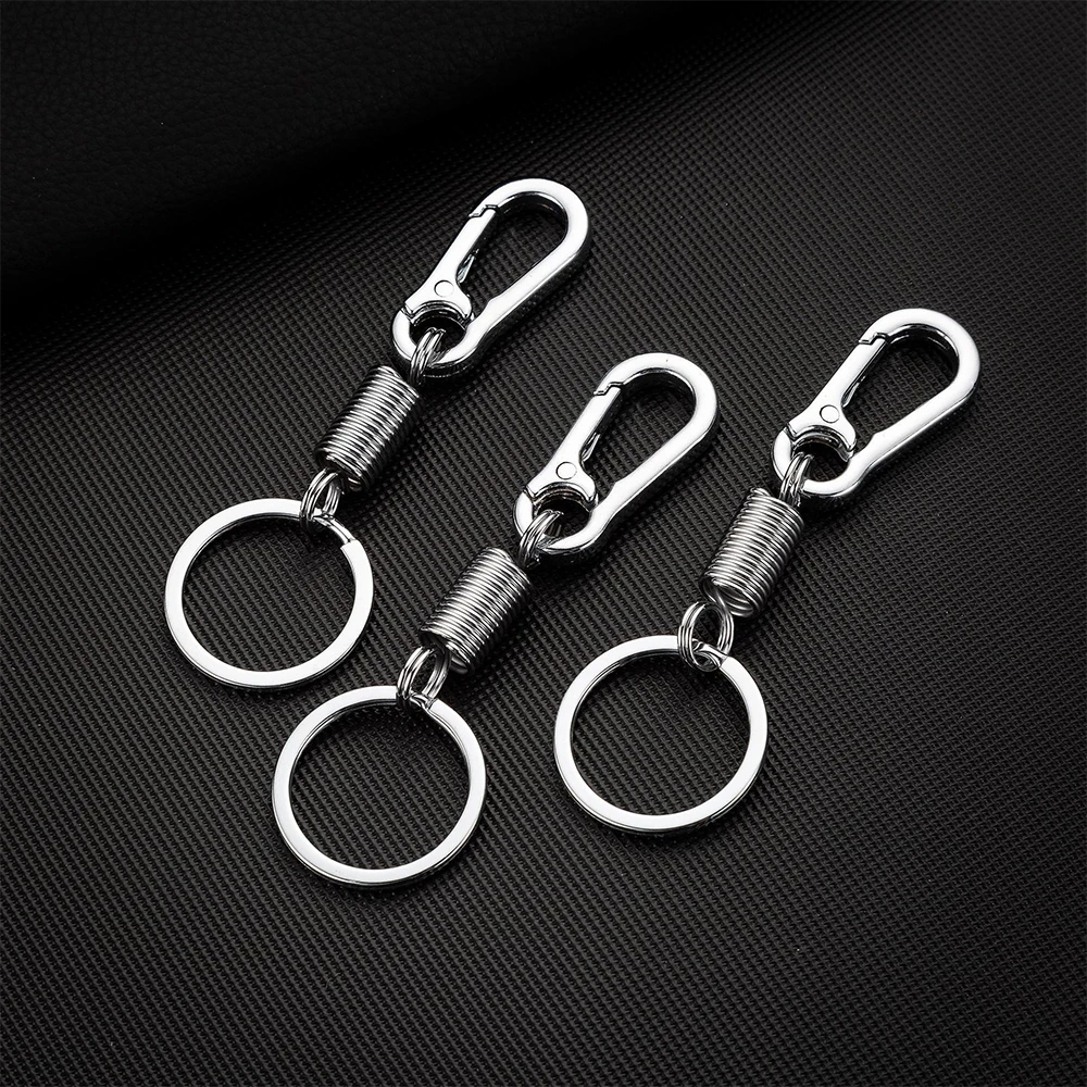 
Factory wholesale simple key chain hook spring buckle keyholder 