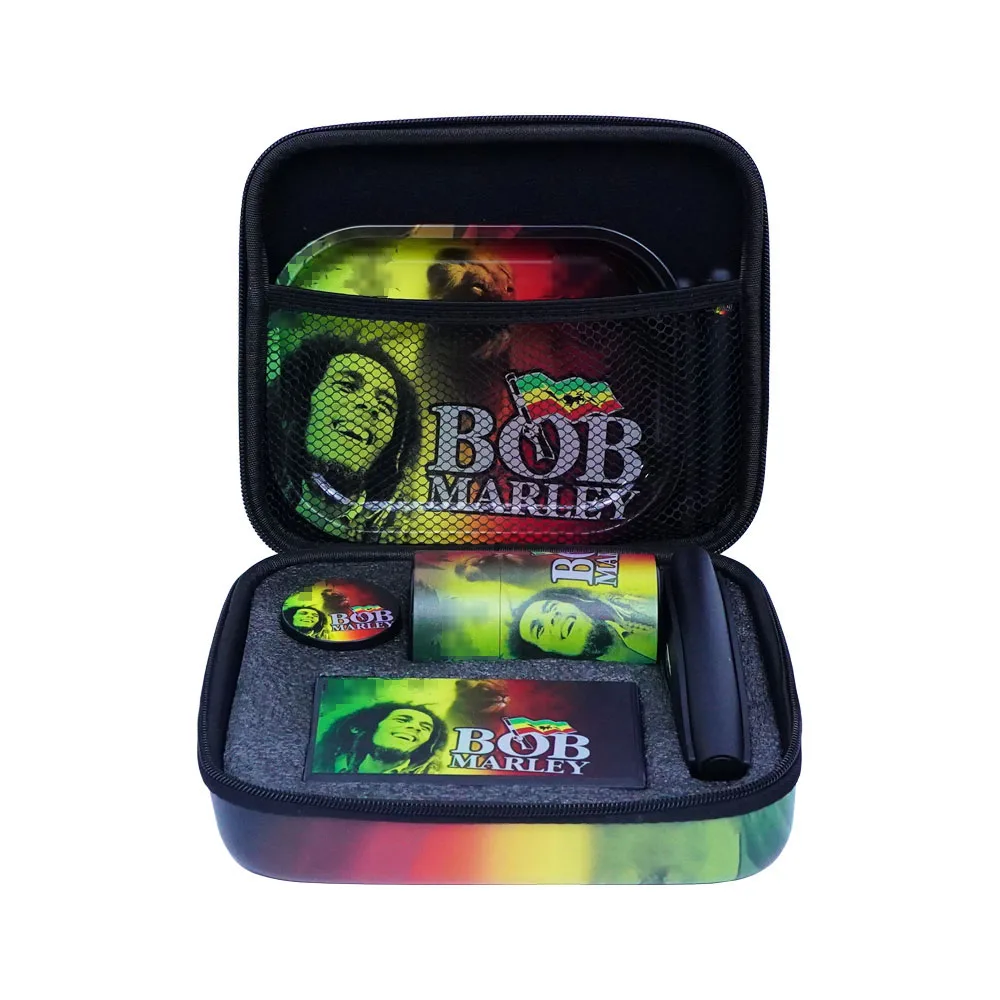 JUJI Hot Selling Custom Smell Proof Smoking Sets Uv Color Printed Water Proof Digital Scale Smoking Set Kit