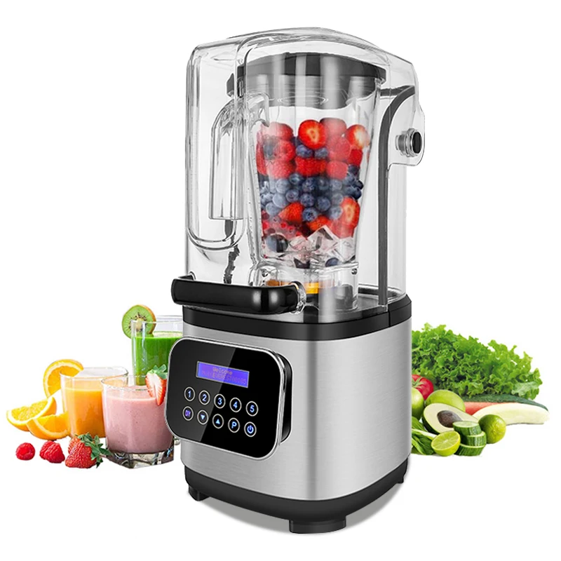 Professional 2L Electric Heavy-duty Multi Functional Kitchen Appliance Smoothie Blender Plastic Juice Bottle Plastic Push Button