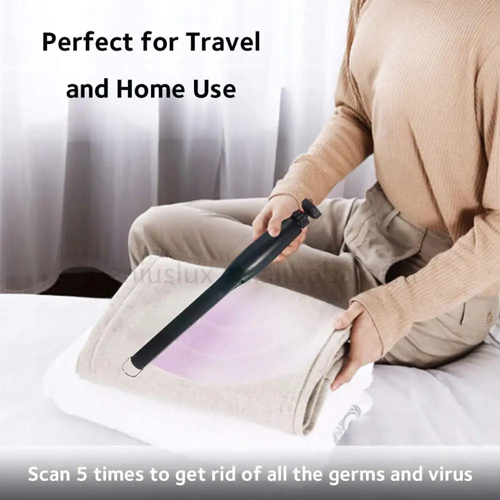 
Ultraviolet Disinfection Bactericidal Lamp Home Portable Rechargeable UV Light Sterilizer 