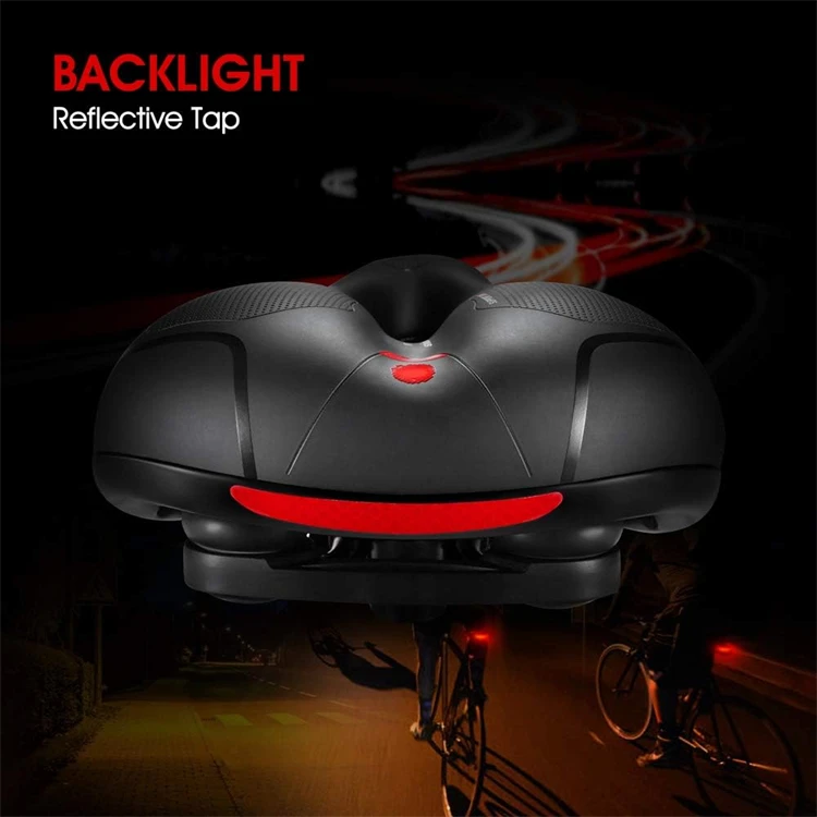 High Quality Wholesale Waterproof Bicycle Saddle Comfortable Bike Seat Hollow Vent for MTB