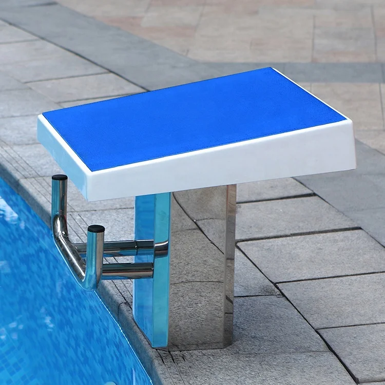 Swimming Pool Competition Equipment Standard Starting Block For Swimming Pool Wheel Slide Protection