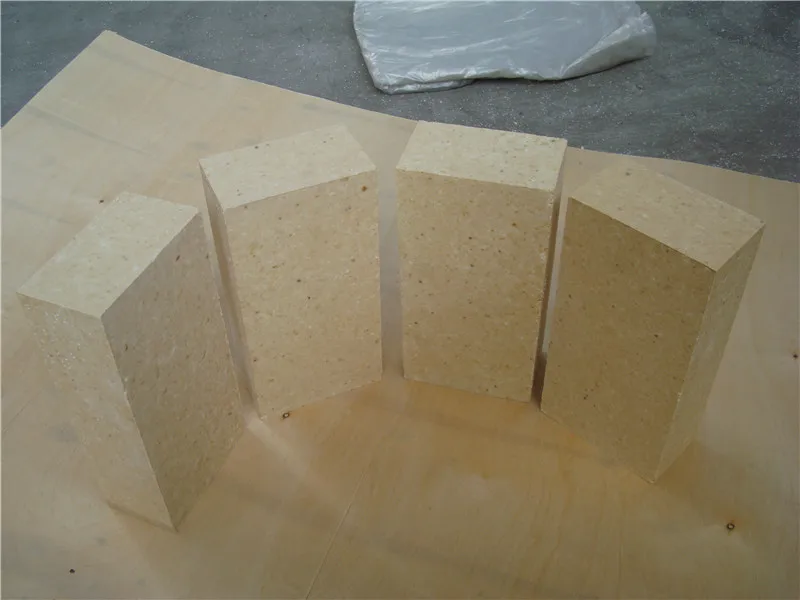 Standard straight high alumina firebricks SK37 for high temperature steel making furnace lining