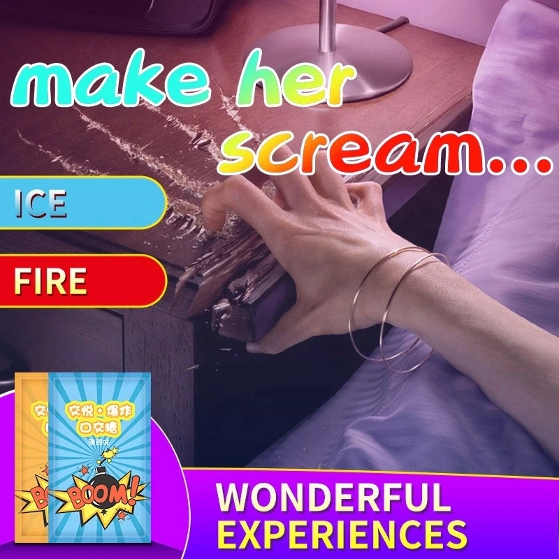 Adults Sex Products Sex Lube Climax Orgasmic Personal Sexual Lubricant 1 bags Oral Sex Pop Candy