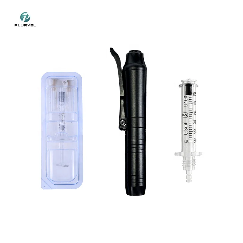 Plurvel New Home Use Lipo Micro Device Injectors Beauty Korea Fat Dissolver Para Certified Hyaluronic Injection Pen