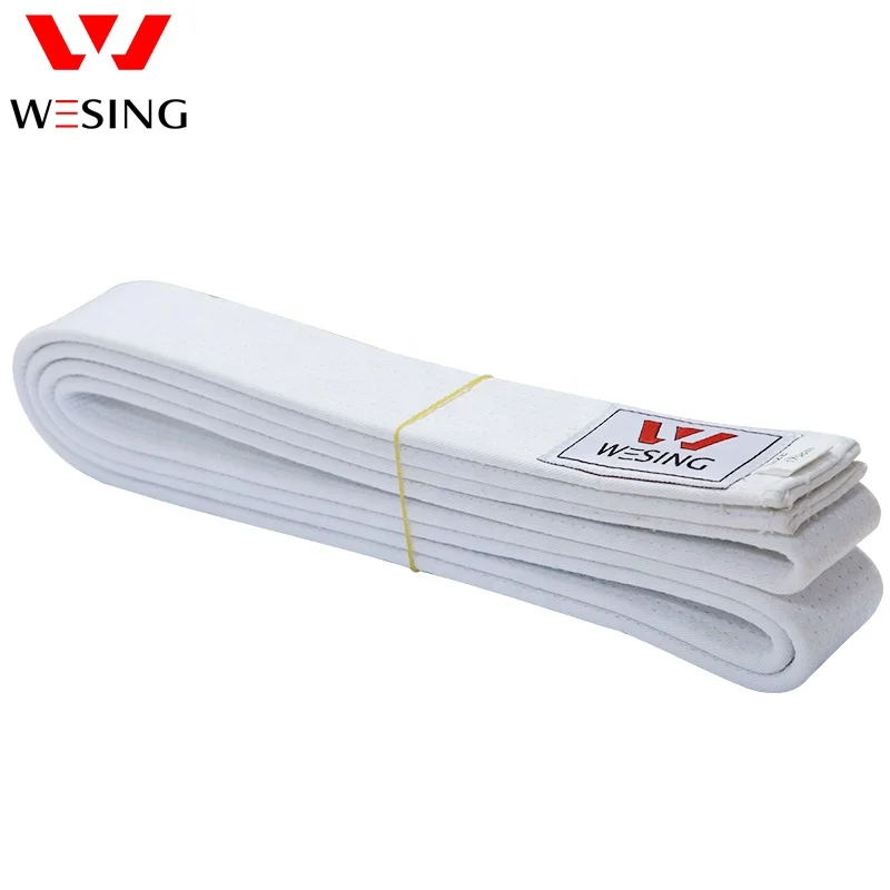 Wesing WT Approved Black Belt Taekwondo Uniform Mini White Blank Belts Boxing Equipment