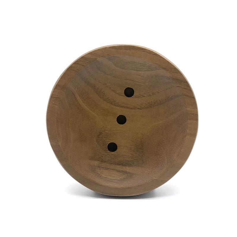 2024 Manufacturer Directly Sales Custom Handmade Bathroom Walnut Custom Wooden Soap Dish Soap Box