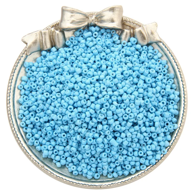 Anwen beads wholesale 2025 2/3/4/mm Glass 30g/bag solid color rice bead hand loose beads Handmade diy bracelet