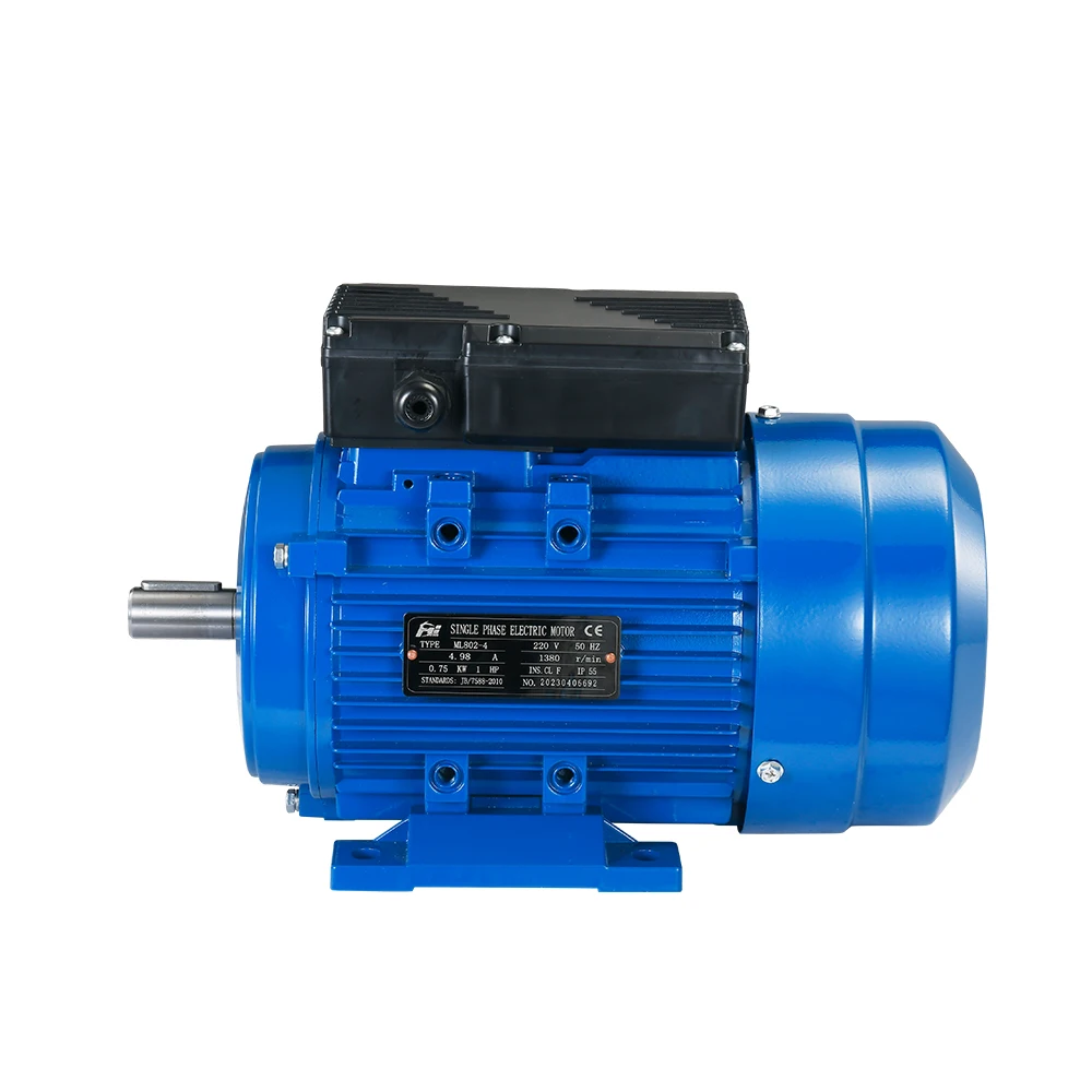 CE Certified Electric Motor  1HP  2HP 3HP  5HP 10HP ML series aluminum housing 220v single-phase asynchronous electric motor