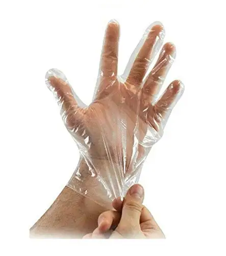 custom OEM Plastic Transparent Disposable PE gloves