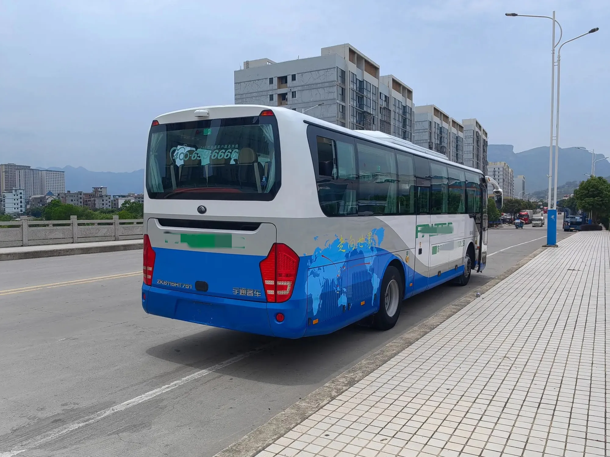 Автобус ZK6115 Yu tong Подержанный 48-50 местный пассажирский автобус дальние перевозки дизельные автобусы для