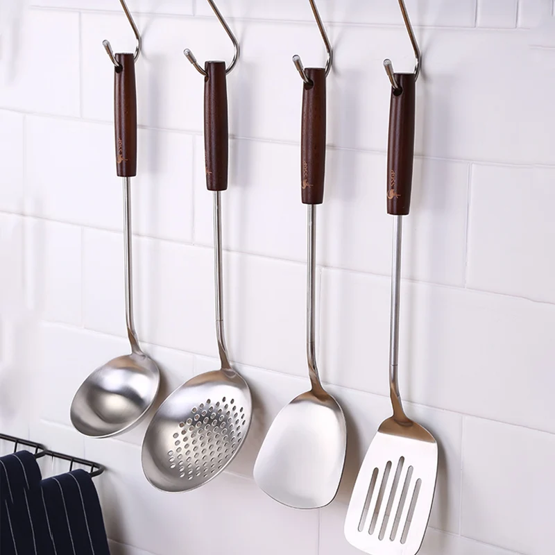 
SSGP 2020 Eco Friendly Kitchen Accessories Hotel Kitchen Stainless Steel Gadget Cooking Tools Set For Home 