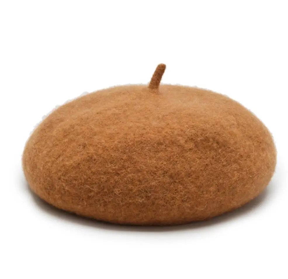 
Wholesale New Winter women hat Vintage Berets wool Caps pillbox hat Beret boinas mujer Wool Beanie Hat 