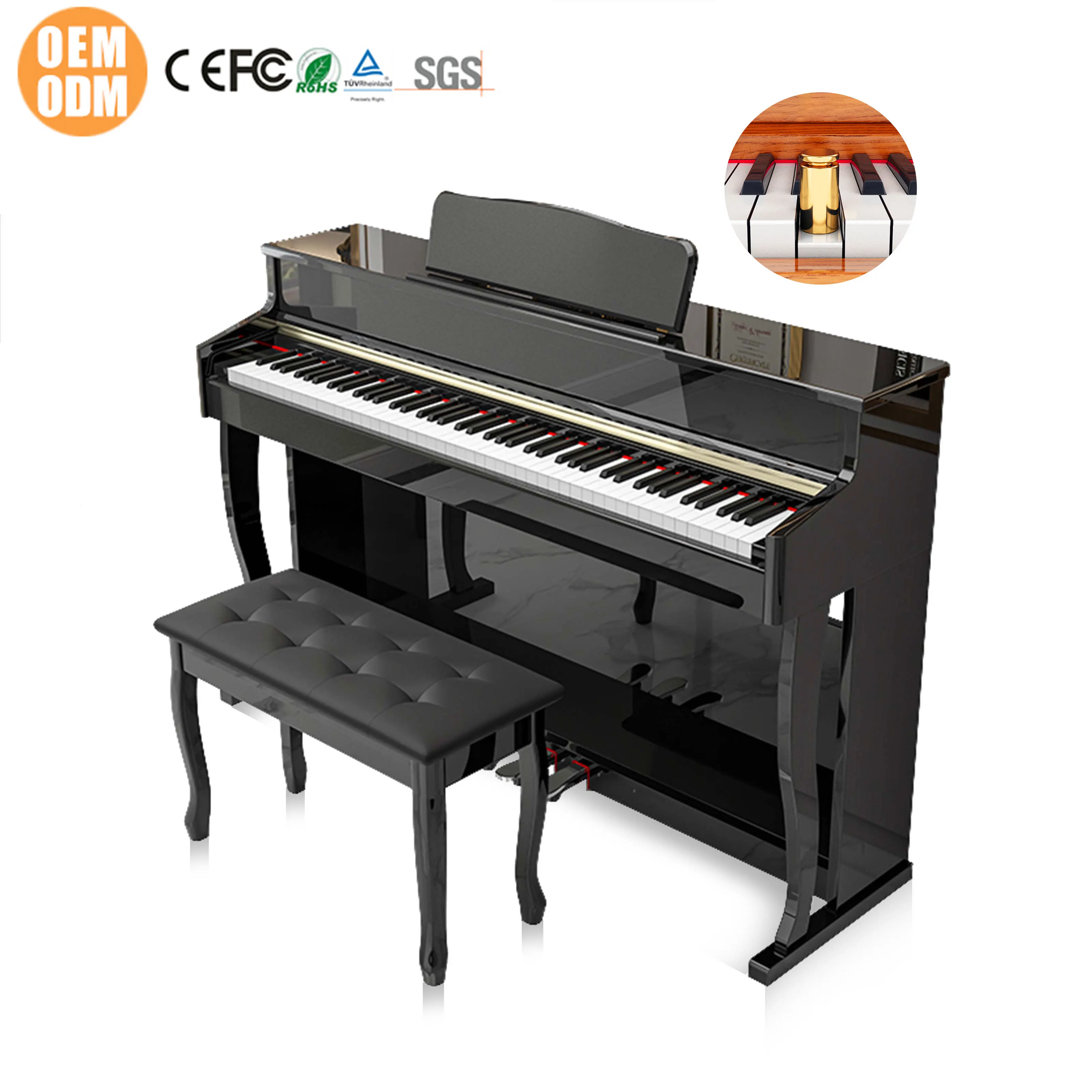 LeGemCharr цифровое пианино 88 взвешенных клавиш electrico instrumentos musicales piano