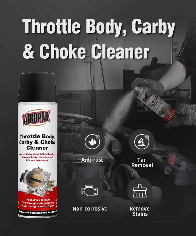 AEROPAK Effective Engine Wash Type Oil Degreaser Carburetor Cleaning Carbon Carb Cleaner Spray