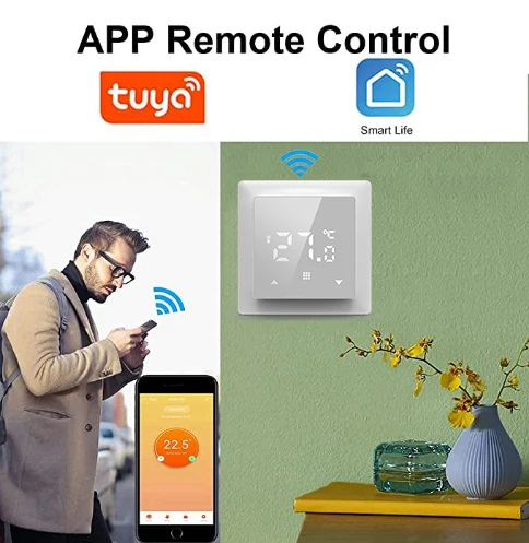OEM thermostat HY516 Floor heating Thermostat gas boiler water heating Smart Home Life Compatible with Tuya Google Alexa