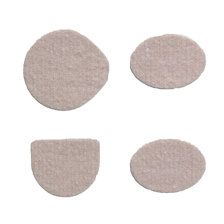 Hot Selling Heel Stickers for Shoes Moleskin Adhesive Pads Anti-wear Heel Patch for Feet Fabric Padding Avoid Foot Skin Blister