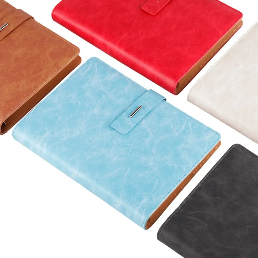 
Custom A5 Hardcover Leather Planner With Pocket 