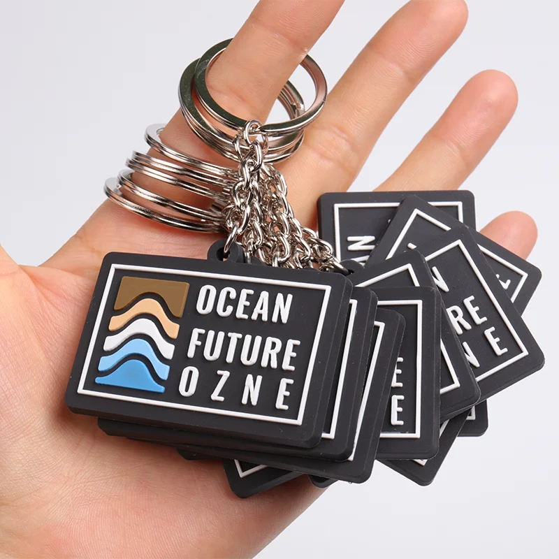 Custom Cute Bulk Cheap Price Keychains Soft PVC Silicone Key Chain With OEM Logo