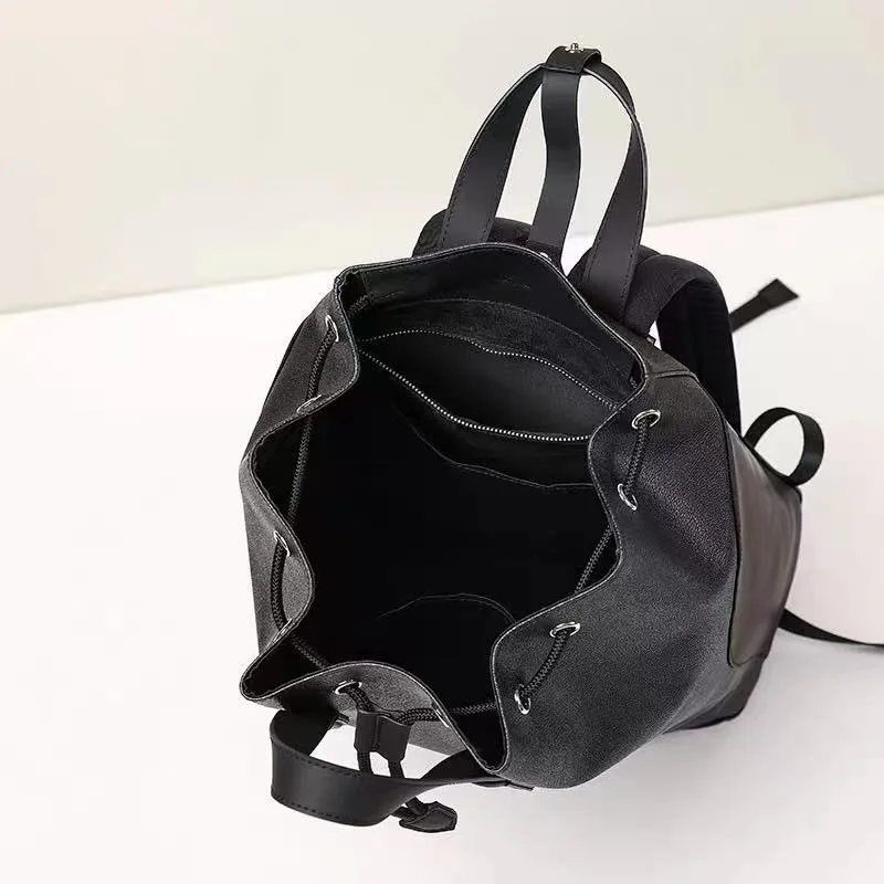 Fashion GENUINE LEATHER leather angel wing backpack