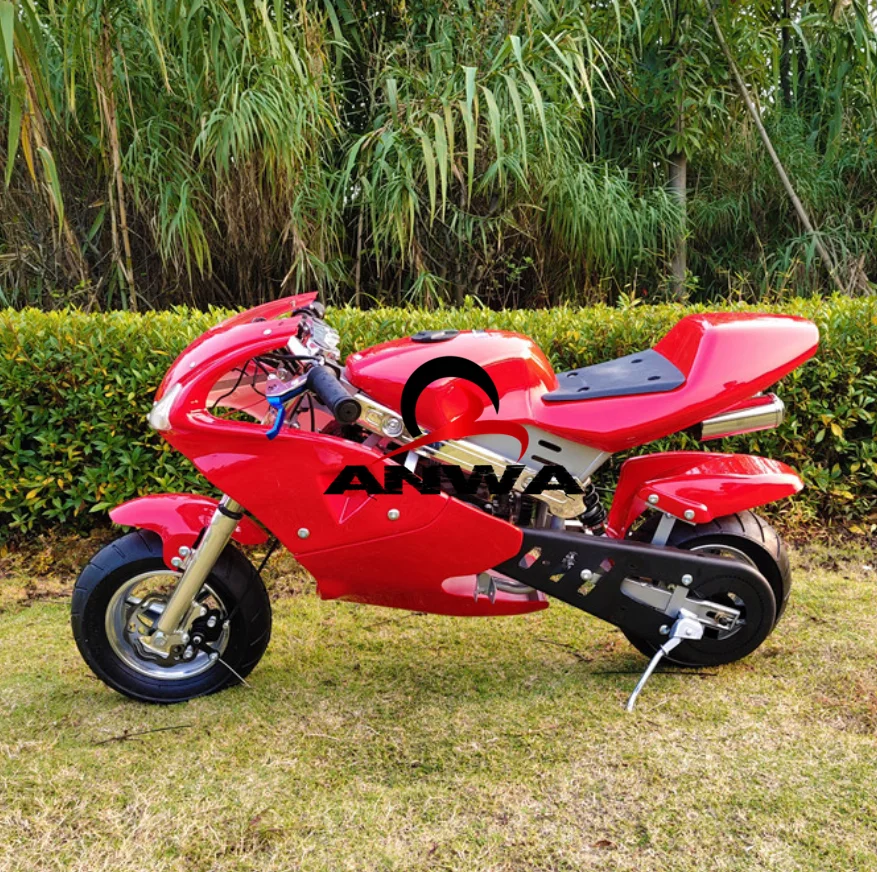 Electric/ Gasoline Mini Motorbikes Motorcycle super racing mini pocket bike 49cc 50cc for Kids