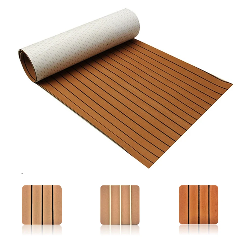 High Quality Durable 3M Glue EVA Teak Decking Sheet Marine Boat Flooring Carpet for Waterproof Bolsters