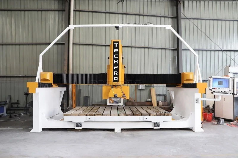 Cheap Factory Price 5 Axis CNC Bridge Saw CNC Stone Cutting Machine For Various Stone Marble Granite Cutting