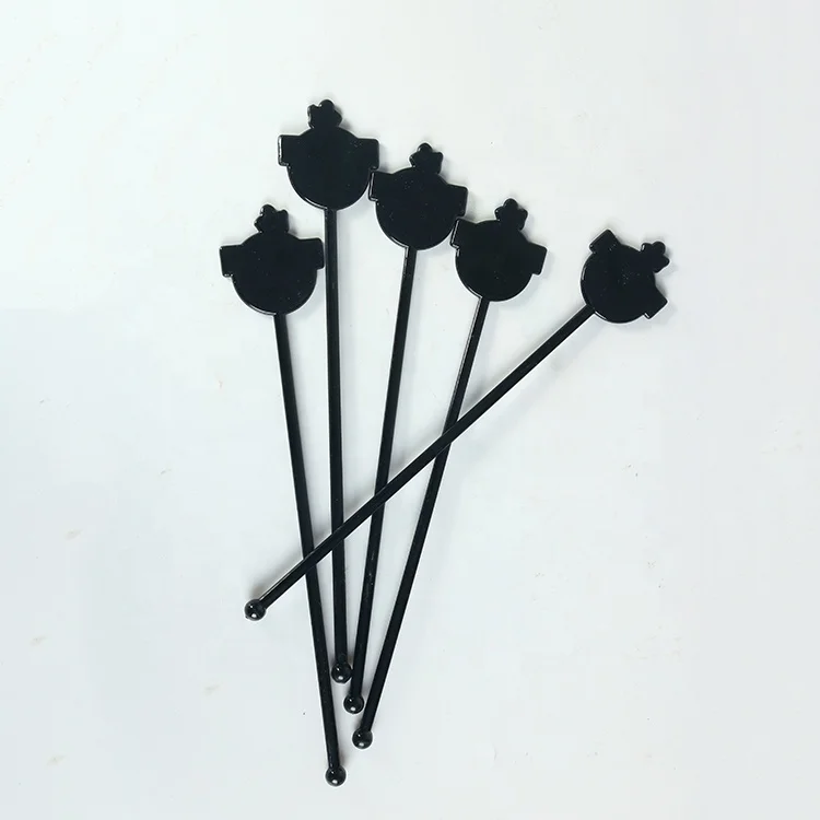 logo printed plastic sticks for fruit