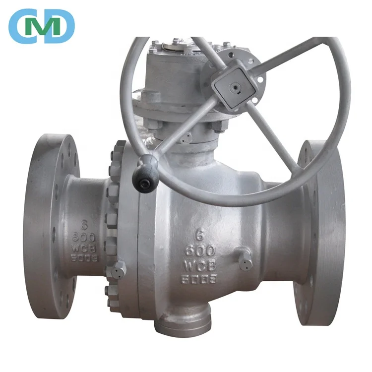 Trunnion Mounted Large size 24 Inch DBB Pneumatic Actuated Flanged Ball Valve