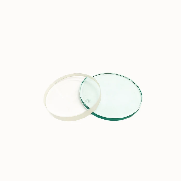 Customized Cutting Small Size Round circle clear Tempered Borosilicate Sight Glass