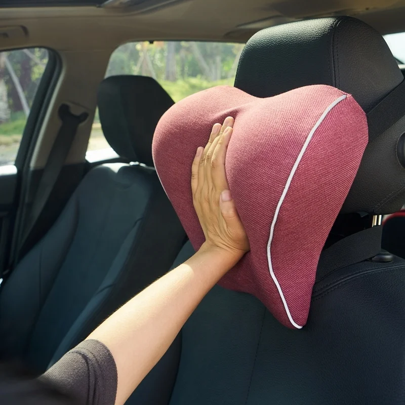 Car seat pillow Auto Safety Head Neck Rest Relax Cushion Pad Breathable Neck Pillow For Car