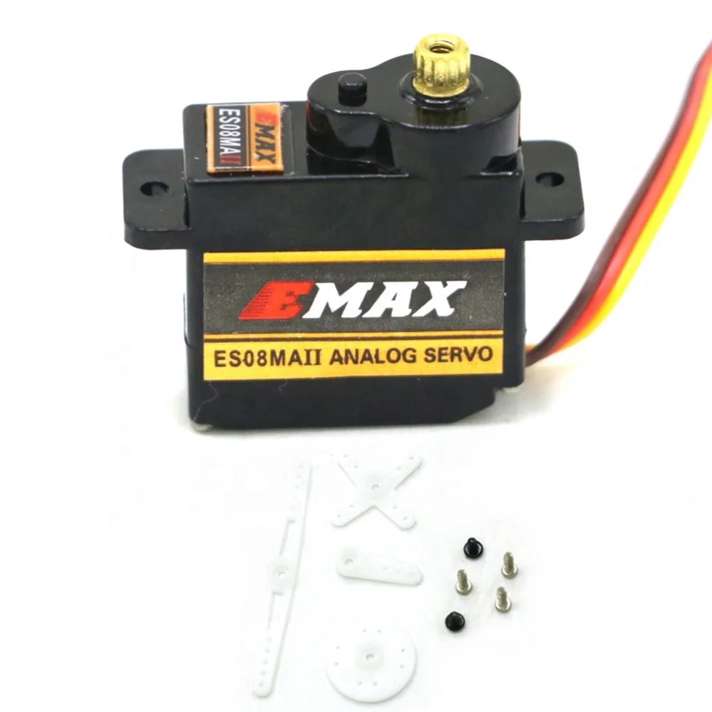 EMAX ES08MA II 12g Mini Metal Gear Analog Servo for RC Car Boat Helicopter Airplane Toy Parts