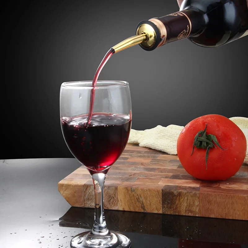 Wine Olive Oil Pourer Dispenser Bar Accessories Stainless Steel Bottle Stopper Alcohol Liquor Spouts Bottle Dispenser