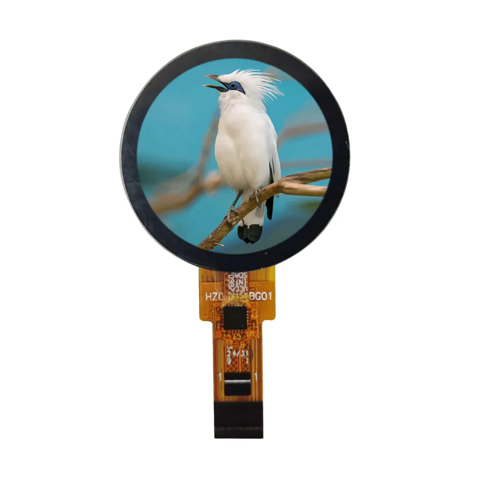 Factory supply 0.99 inch display resolution 128*115 circle tft lcd