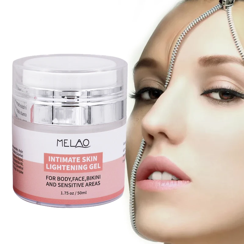 Lightening Gel for Body, Face, Bikini and Sensitive Areas Skin Contains Underarm Whitening Cream for Black Skin