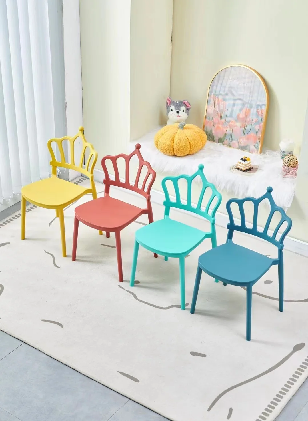 Wholesale Baby Safety Material  Colorful Kids Chairs Children Chair