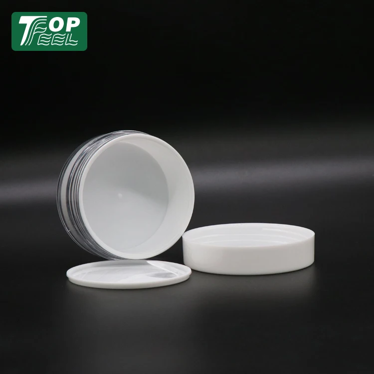 Factory Wholesale Luxurious Empty 20g 30g 50g 200g PS Plastic Double Wall Cosmetic Jar for Body Cream