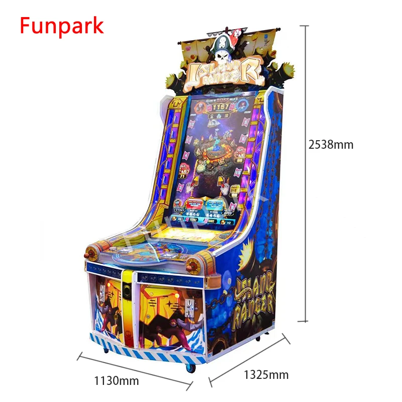 Indoor Arcade Game Center Equipment Islano Rancer Push Ball Lottery Machine